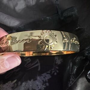 LILLY PULITZER BANGLE Bracelet GOLD TONE